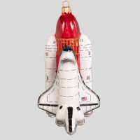 Christbaumfigur, Start des Space Shuttles, 8 x 15 cm