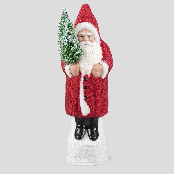 Weihnachtsmann, Rot, geperlt, 26 cm